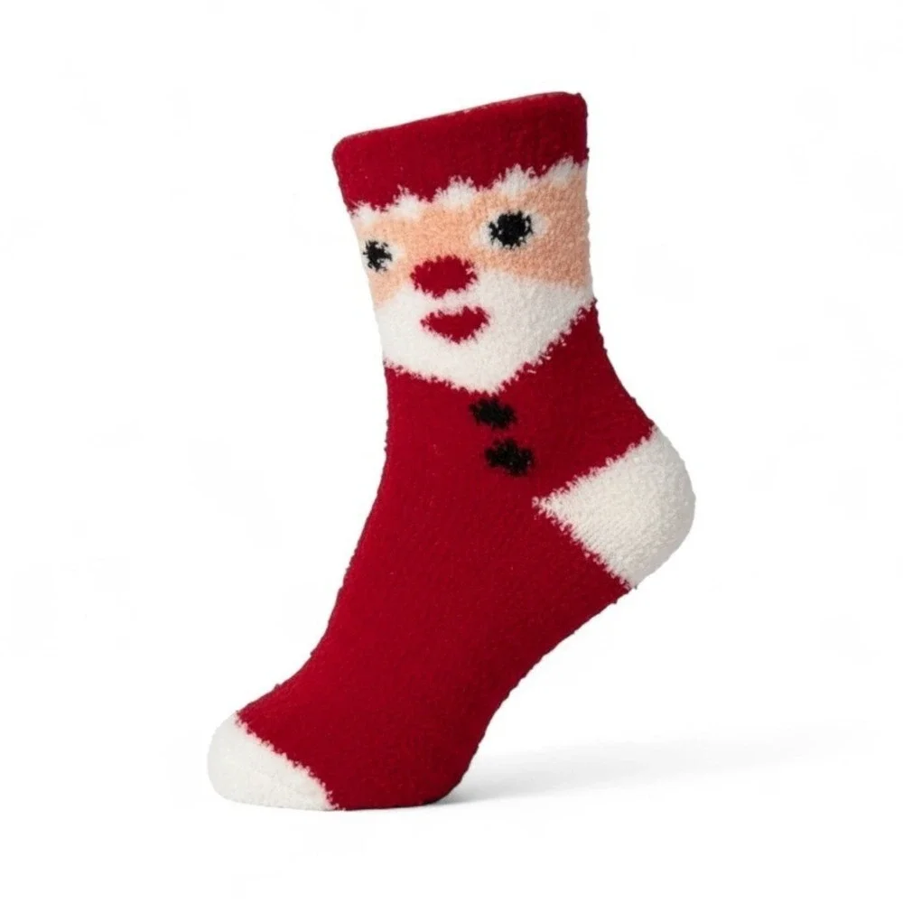 Calcetines Navideños Gruesos Suaves Y Cálidos Novedosos Paquete De 5 Holiday NEW